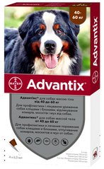 Bayer ADVANTIX - средство от блох и клещей для собак 40-60 кг - 1 пипетка % Petmarket