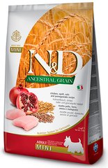 N&D Adult Mini Chicken & Pomegranate низькозерновий корм для собак міні порід (курка/гранат) - 7 кг Petmarket