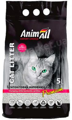 AnimAll Expert Choice бентонитовый наполнитель без аромата для кошек - 10 л Petmarket