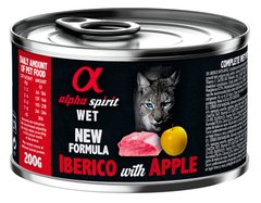 Alpha Spirit Adult Cat Pork & Yellow Apple - консервы для кошек (свинина/желтые яблоки) Petmarket
