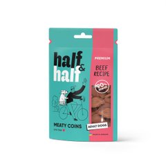 Half&Half Ласощі для собак з яловичиною у формі монеток, 100 г Petmarket