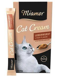 Miamor Cream Leberwurst - Міамор Лівер - рідкі ласощі для котів - 6 шт Petmarket