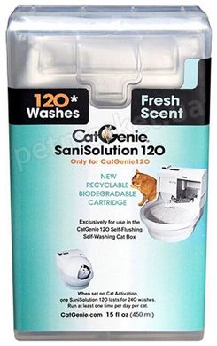 CatGenie SANISOLUTION - картридж с ароматом для туалета CatGenie 120 Petmarket