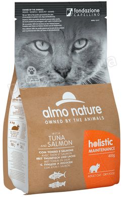 Almo Nature Holistic Cat Тунец/лосось сухой корм для кошек - 2 кг Petmarket