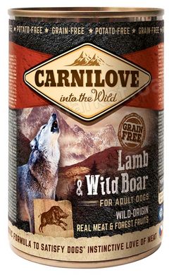 Carnilove LAMB & WILD BOAR - консервы для собак (ягненок/дикий кабан) - 400 г Petmarket