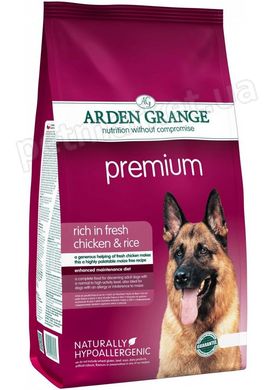 Arden Grange ADULT DOG Premium - корм для привередливых собак - 12 кг % Petmarket