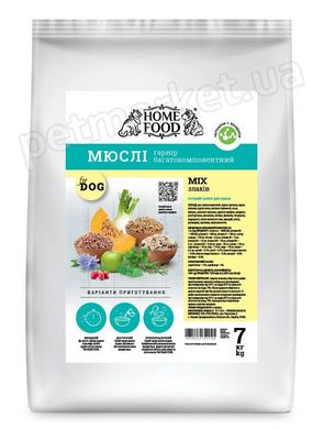 Home Food МЮСЛИ MIX Злаки - кормовая смесь для питания собак по системе BARF - 7 кг Petmarket