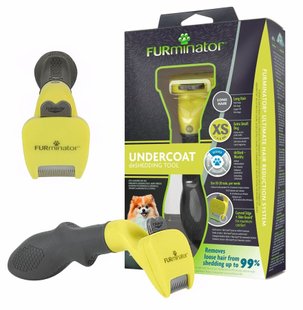 Furminator DOG LONG HAIR S - інструмент для вичісування шерсті у довгошерстих собак вагою 4,5-10 кг % Petmarket