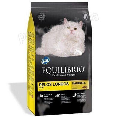 Equilibrio ADULT CATS Long Hair Hairball - корм для выведения комков шерсти у длинношерстных кошек, 15 кг Petmarket