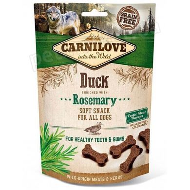 Carnilove Dog DUCK ENRICHED With ROSEMARY Semi Moist - лакомство для собак (утка/розмарин) Petmarket