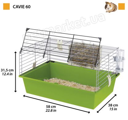 Ferplast CAVIE 60 - клетка для морских свинок Petmarket