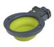 Dexas Kennel Bowl - миска складна з кріпленням в клітках собак - 240 мл, Зелений