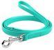 Collar WauDog GLAMOUR - шкіряний поводок для собак - 25 мм Ментоловий Petmarket