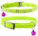 Collar FLOWER - шкіряний нашийник для кішок - Ментоловий Petmarket