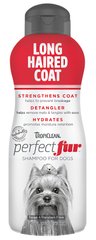 TropiClean Perfect Fur Long Haired Coat - шампунь для собак с длинной шерстью Petmarket