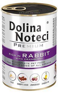 Dolina Noteci Premium  - консерва для собак з кроликом та журавлиною - 800 г Petmarket