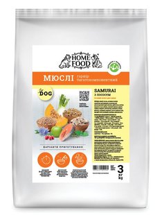 Home Food МЮСЛИ SAMURAI Лосось - кормовая смесь для питания собак по системе BARF - 7 кг Petmarket