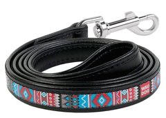 Collar WAUDOG Этно - кожаный поводок для собак - 25 мм, Белый Petmarket