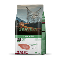 Bravery Chicken Sterilized корм для стерилізованих котів (курка), 7 кг % Petmarket
