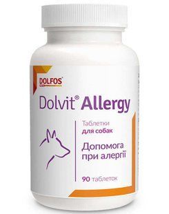 Dolfos Dolvit Allergy &mdash; Долфос Долвит Аллерджи &mdash; таблетки от аллергии для собак &mdash; 90 табл. Petmarket