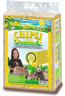 Chipsi CITRUS - Цитрус - тирса для гризунів і тхорів - 3,2 кг Petmarket