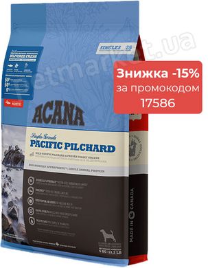 Acana PACIFIC PILCHARD - корм для собак и щенков всех пород (сардина) - 11,4 кг Petmarket