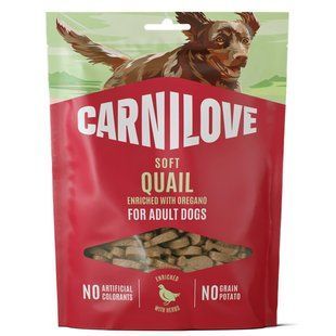 Carnilove Dog QUAIL With OREGANO Semi Moist - ласощі для собак (перепел/орегано) Petmarket