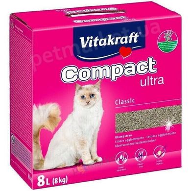 Vitakraft COMPACT Ultra - наполнитель для кошачьего туалета - 2 кг % РАСПРОДАЖА Petmarket