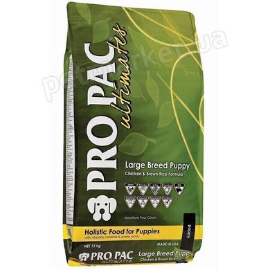 Pro Pac ULTIMATES LARGE BREED PUPPY Chicken & Brown Rice Formula - корм для цуценят великих порід (курка/коричневий рис) - 2,5 кг Petmarket