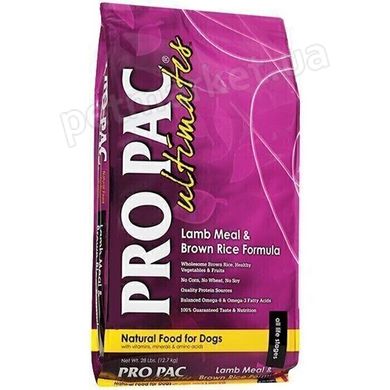 Pro Pac ULTIMATES Lamb & Brown Rice Formula - корм для собак (ягненок/коричневый рис) - 12 кг Petmarket