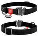 Collar WAUDOG Waterproof - водонепроницаемый ошейник для собак фастекс металл, 24-40 см, черный