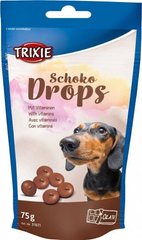 Trixie SCHOKO DROPS - витаминные дропсы со вкусом шоколада - лакомство для собак - 350 г Petmarket