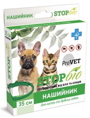 ProVET STOP-Био - ошейник от блох и клещей для собак и кошек, 35 см Petmarket