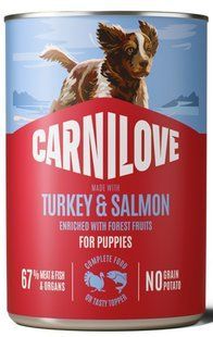 Carnilove PUPPY Salmon & Turkey - консерви для цуценят (лосось/індичка) - 400 г Petmarket