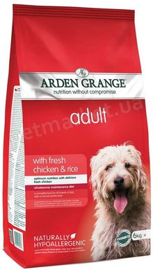 Arden Grange ADULT DOG Chicken & rice - корм для собак - 6 кг % Petmarket