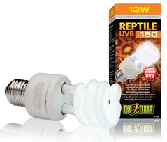 Exo-Terra REPTILE UVB150 13 Вт - ультрафиолетовая лампа для рептилий, амфибий и птиц Petmarket