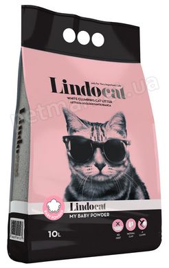 Lindocat My Baby Powder Детская пудра - комкующийся наполнитель для кошек (крупная гранула) - 10 л Petmarket