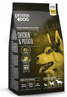 Prima Dog Adult All Breeds сухий корм для собак (курка/картопля) - 2 кг Petmarket