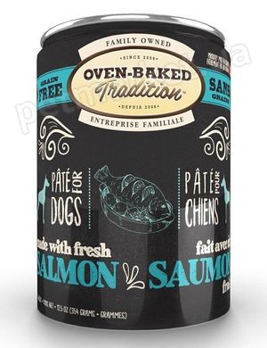Oven-Baked Tradition SALMON Grain Free - влажный беззерновой корм для собак (лосось) - 354 г Petmarket