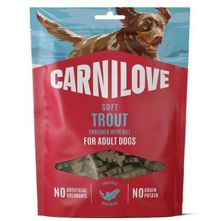 Carnilove Soft Snack Trout with Dill - мягкое лакомство для собак (форель/укроп) - 200 г Petmarket