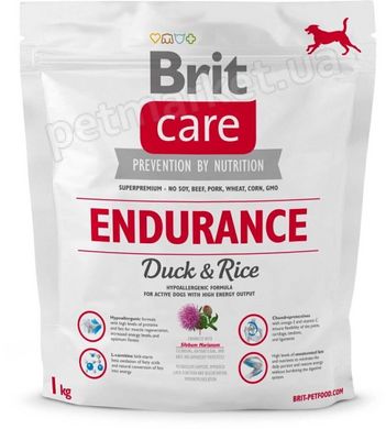 Brit Care ENDURANCE - корм для собак с повышенными физическими нагрузками (утка/рис) - 3 кг Petmarket
