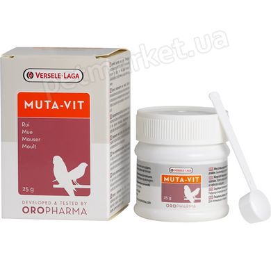 Versele-Laga Oropharma Muta-Vit - вітаміни для оперення птахів - 25 г Petmarket