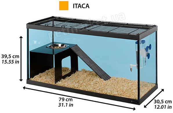 Ferplast ITACA - клетка-террариум для крыс % Petmarket