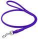Collar WauDog GLAMOUR - шкіряний круглий поводок для собак - 183 см/10 мм Жовтий Petmarket