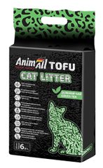 AnimAll TOFU Green tea - ТОФУ Зеленый чай - соевый наполнитель для кошек - 6 л / 2,6 кг Petmarket