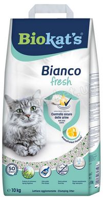 Biokat's BIANCO Fresh - комкующийся наполнитель для кошачьего туалета - 10 кг Petmarket