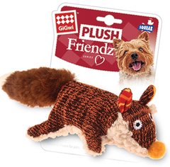 GiGwi Plush Friendz Лиса - мягкая игрушка для собак, 9 см Petmarket