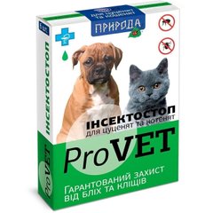 ProVET ИНСЕКТОСТОП - капли от блох и клещей для щенков, котят и собак мини пород - 1 пипетка Petmarket