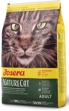 Josera NATURECAT - беззерновой корм для кошек (домашняя птица/лосось) - 10 кг Petmarket