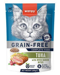 Wanpy Adult Cat Grain Free Tuna - Ванпи - сухой беззерновой корм для взрослых кошек с тунцом Petmarket